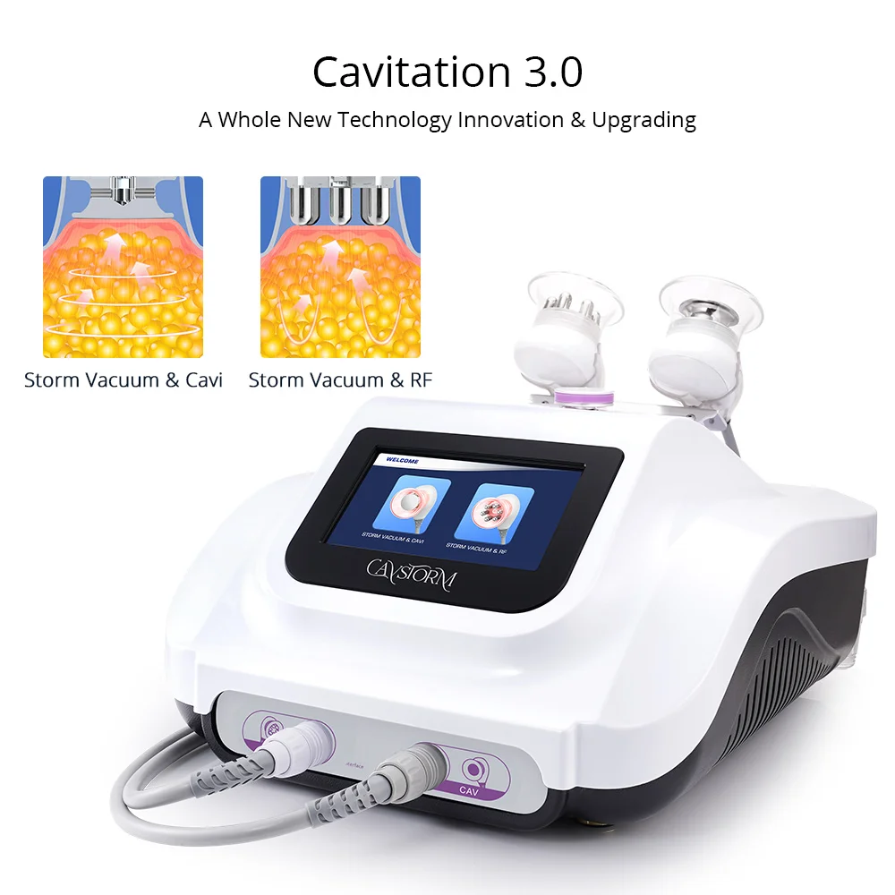 CaVstorm 40k Vacuum Ultrasonic Cavitation 3.0 RF Fat Shaping Cellulite Reduce Skin Care Machin