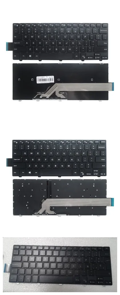 

New for Dell Latitude 3450 3460 3470 3480 for Inspiron 14 5448 5451 5455 series Laptop Keyboard with backlit US/spanish layout