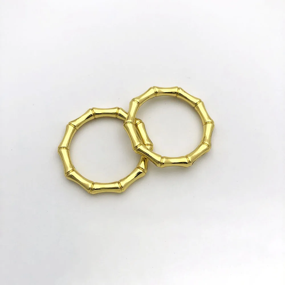 

Metal Ring Garmnet DIY Accessories Bikini Rings Connectors Imitation Bamboo Rings