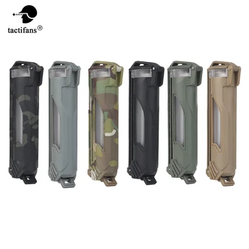 Caja contenedora de almacenamiento de batería táctica, tienda impermeable para CR123 AAA 18650 18350 baterías, accesorios para Paintball Airsoft