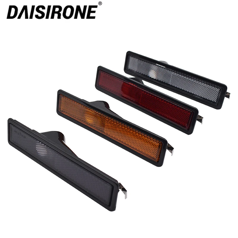 2pcs Rear Left Right Side Turn Signal Marker Light Lamp Lens For BMW E30 E32 E34 318i 318is 325es 325i 63 14 1 377 849