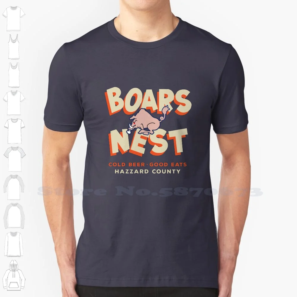 Boars Nest / Cold Beer / Good Eats / 100% Cotton T-Shirt General Lee Retro 70 S Classic Vintage 80 S Cars Pop Culture70S Tvboss