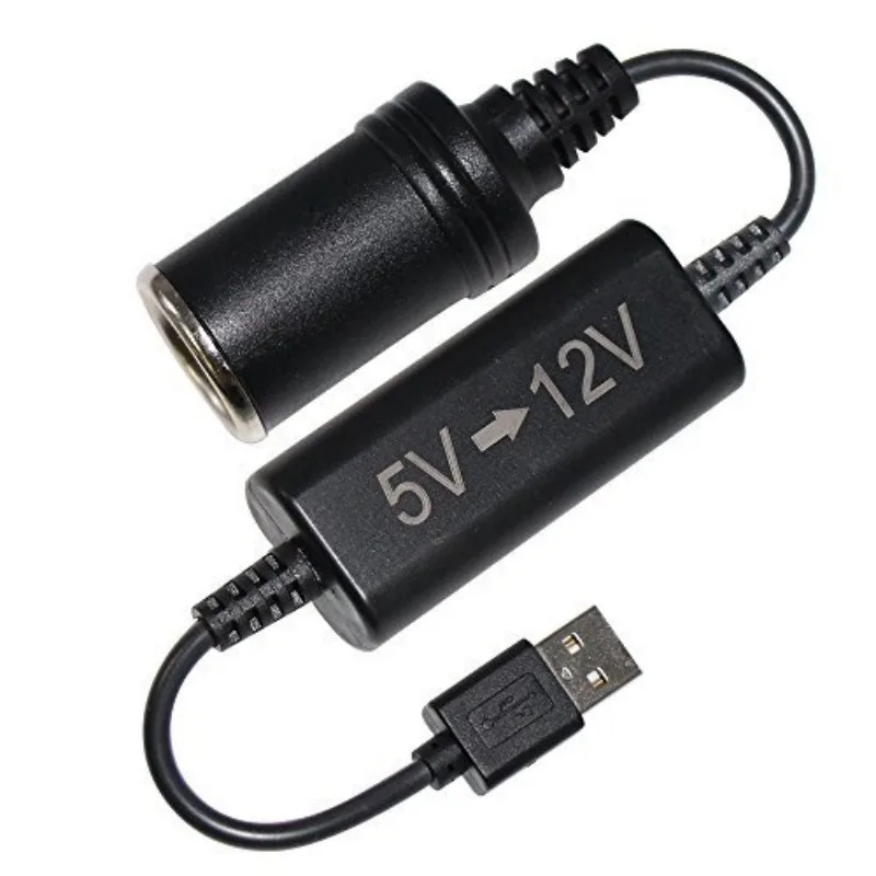 Adaptateur convertisseur Boost filaire, port USB 5V vers 12V, prise allume-cigare Laguna, câble de voiture, accessoire