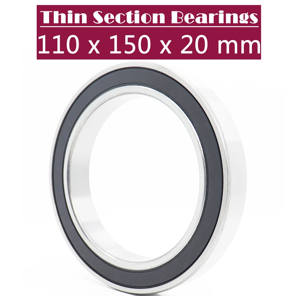 6922 2RS Beairng ( 1 PC ) 110*150*20 mm Metric Thin Section Bearings 61922RS 6922RS