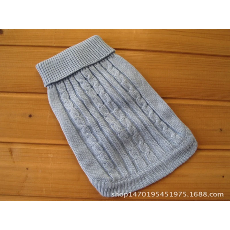 Cheap Keep Warm Winter Dog Clothing Comfortable Pet Knit Sweater Cute Dog Clothes In Winter Dog Coat 5 Size Supply
