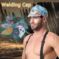 8 Shapes Elastic Welding Hat Sweat Absorption Welders Welding Protective Hat Cap Flame Resistant Head Full Protection Hoods