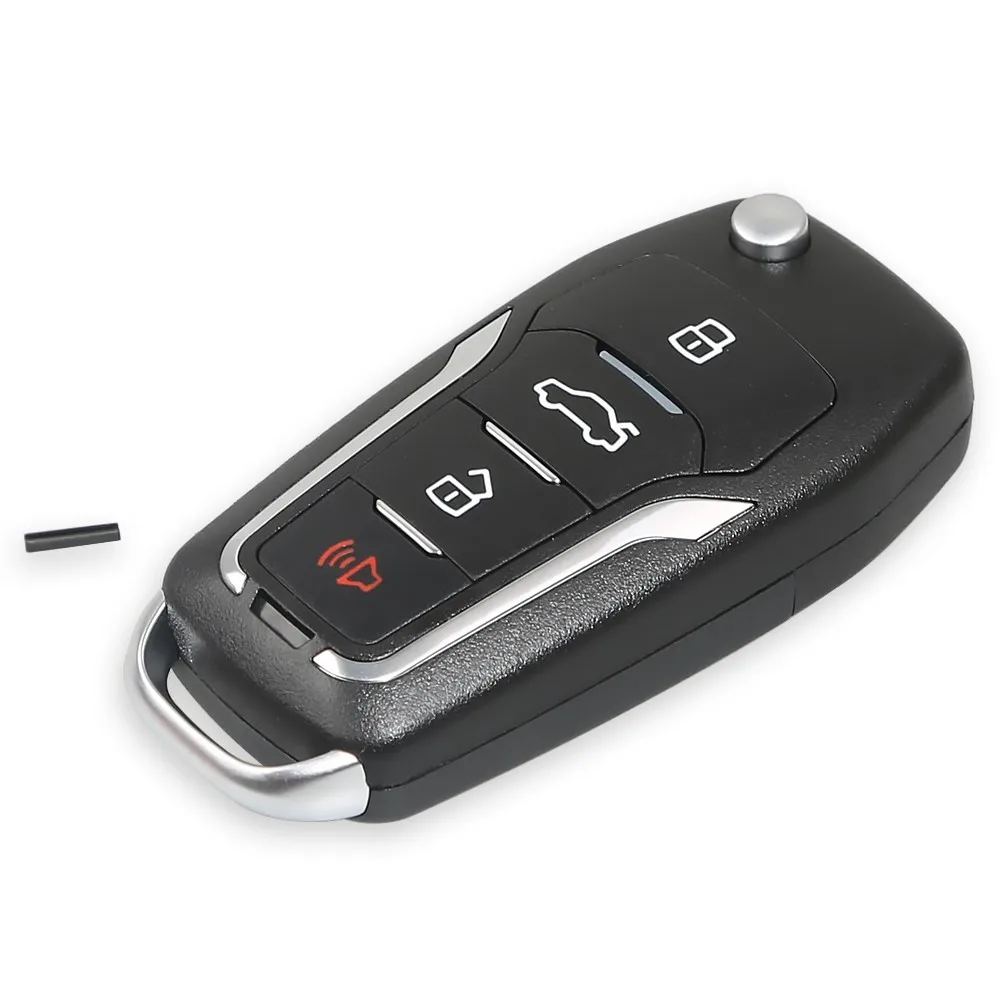 1/5PCS Xhorse XNFO01EN Universal Remote Key 4 Buttons Wireless For Ford English Version