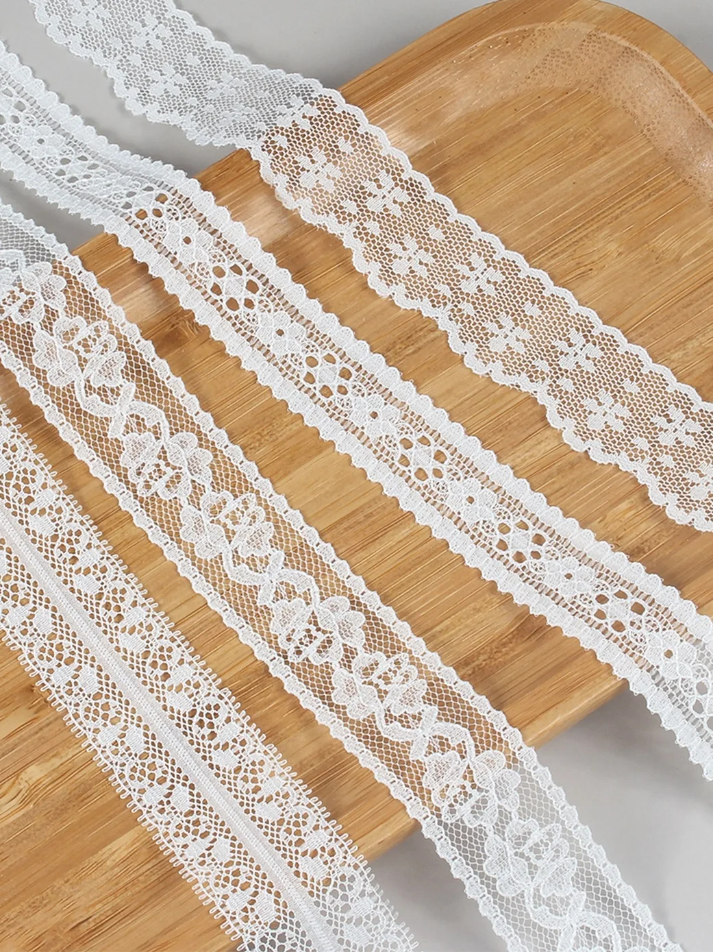 2 Yards 25mm Lace Ribbon Gift wrapping Ribbon Wedding Ribbon White Ins Wind Hair Bows DIY Gift Packaging Wedding