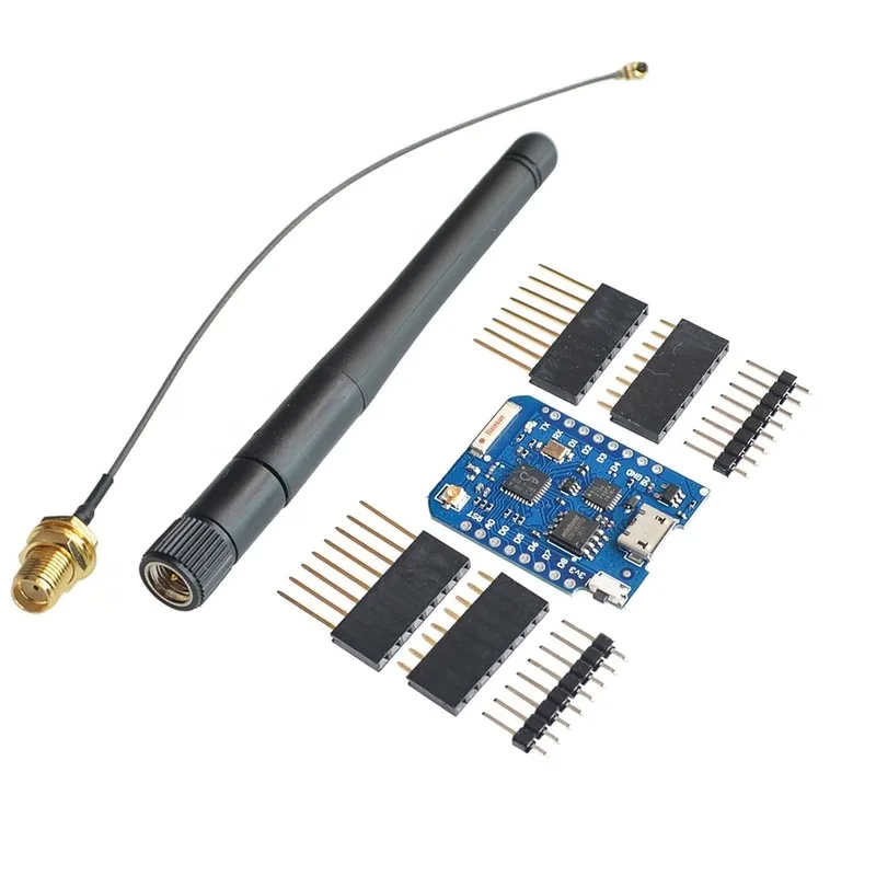 WEMOS D1 Mini Pro 4M 16M Bytes External Antenna Connector NodeMCU Based ESP8266 ESP-8266EX CP2104 WIFI Development Board Micro