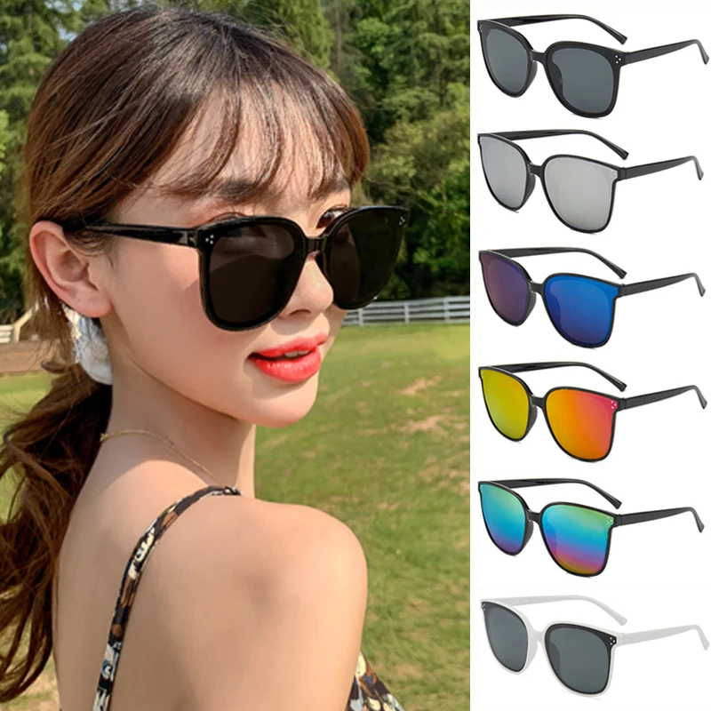 

2021 Fashion Round Cat Eye Sunglass Shades Vintage Bule Pink Sun Glasses Women Men Brand Design Sunglasses Oculos De Sol UV400