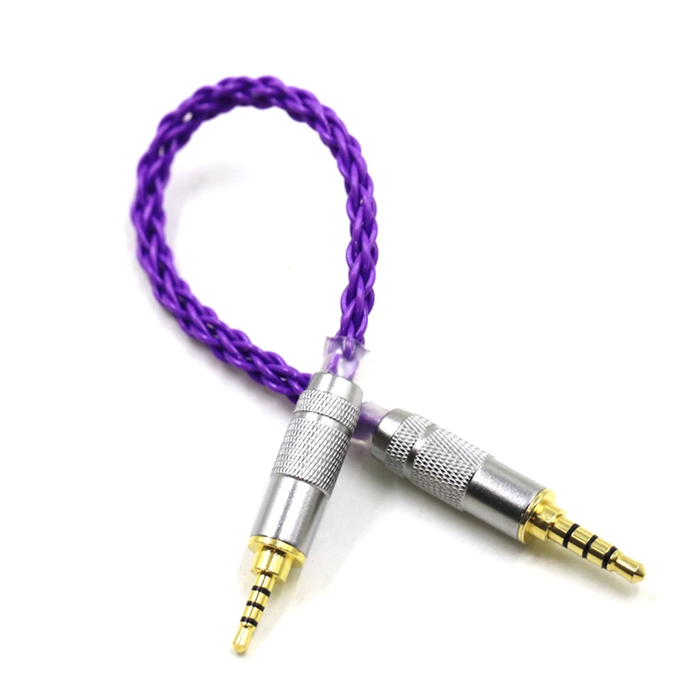 Thouliess New HIFI Balance Audio Cable 2.5mm Male to 3.5mm Balanced Female Headphone Conversion Cable Line Adapter