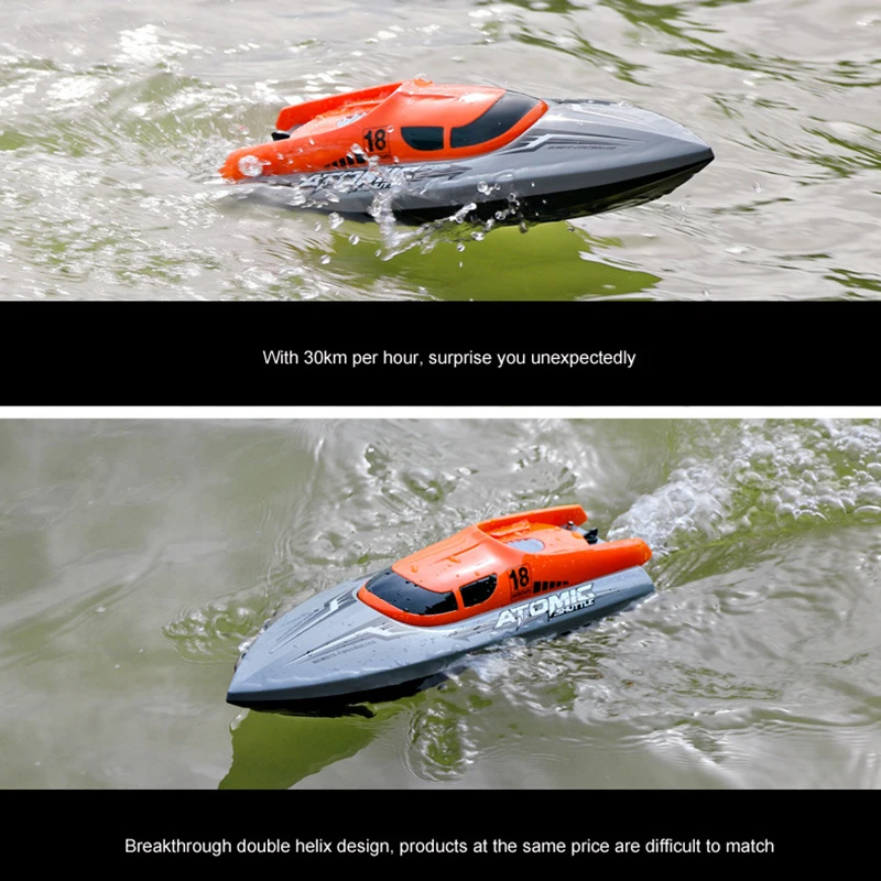 25km/h 2.4g RC Speed Boat Electric Toys for Adults Racing Small Remote Control Boats Speedboat Ship Boys Toys Children Kids Fast