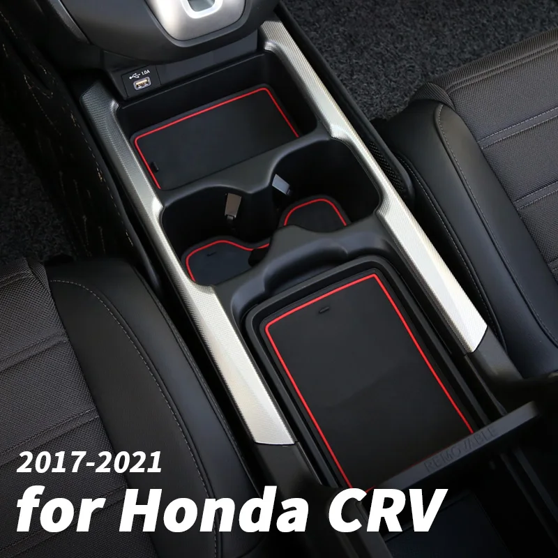 Water cup door slot storage mat non-slip anti-dirty modification decoration accessories For Honda CRV 2017 18 19 20 2021