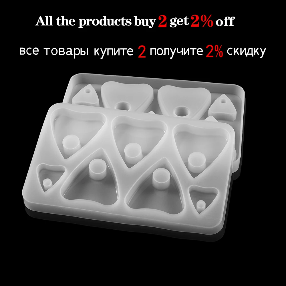 1pcs/lot Oujia Divination Brand Silicone Molds Crystal Epoxy Jewelry Love Pendant Molds For DIY Jewelry Making Finding Supplies