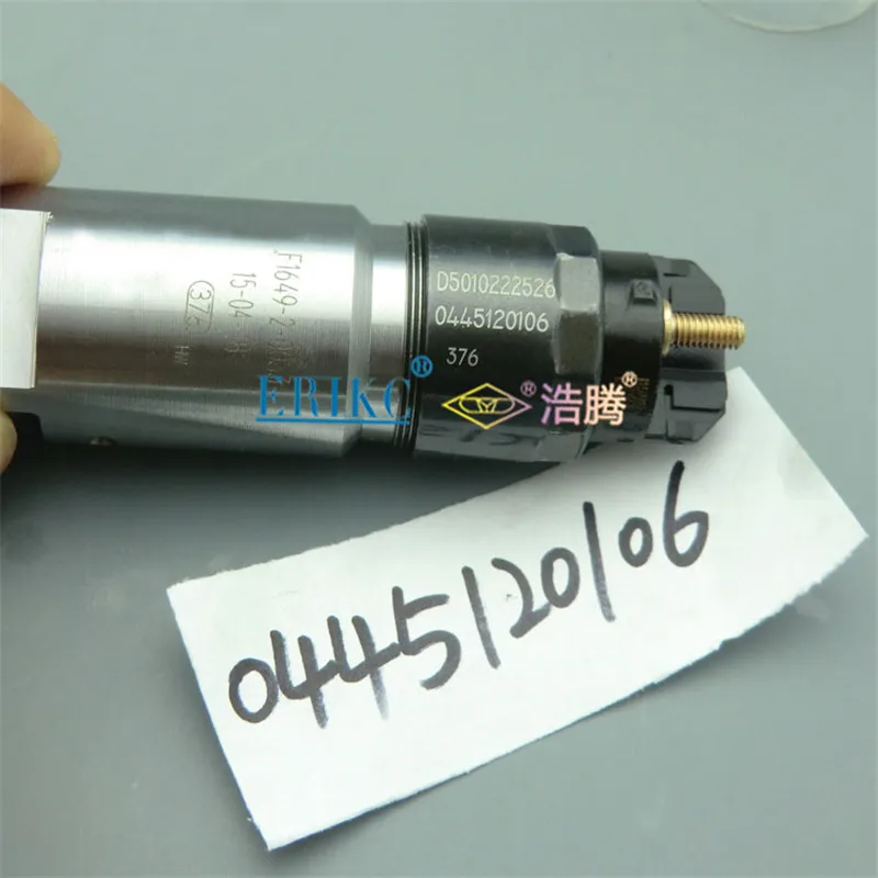 0445120106 Common Rail Fuel Injector 0 445 120 106 Nozzle D5010222526 for Bosch DongFeng Renault 11.0L 422KW ,Dci11_EDC7