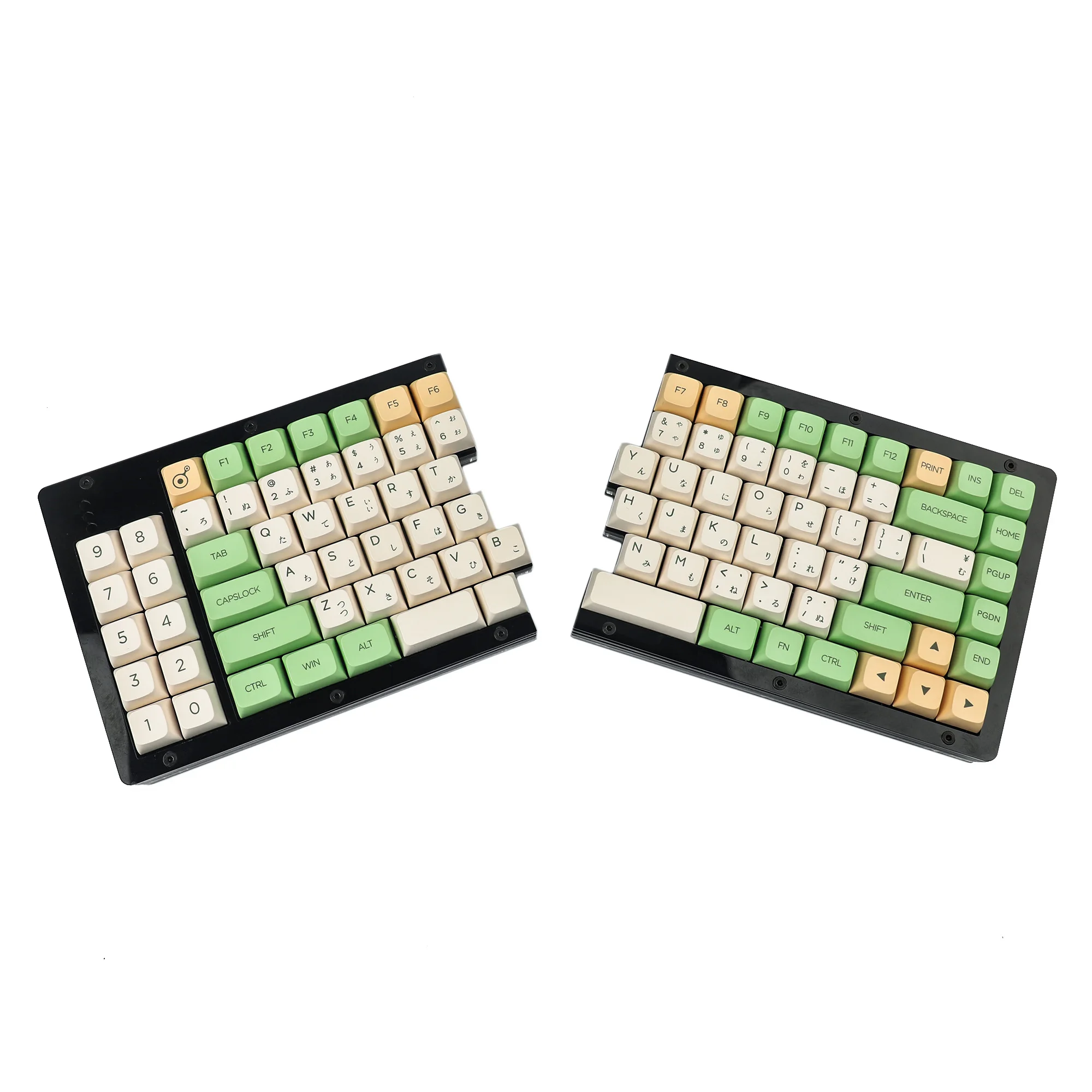 ZDA-PBT Teclado Mecânico, Japonês e Inglês Keycap, Retro, 133 Key Dye Sub, 61, 64, 84, 96 TKL, KDB75, 75% GMMK, Laptop