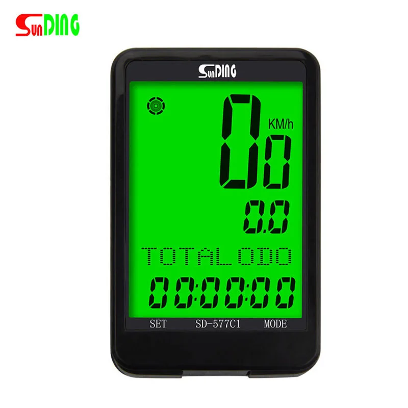 

Bicycle Computer Cycling Wireless Large Screen LCD Rainproof MTB Mountain Bike Odometer Stopwatch Speedometer table 8 languages