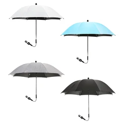 Detachable Baby Stroller Umbrella Infant Buggy Pram Pushchair Parasol Cover Sunshade Sun Protection Rain Waterproof Canopy