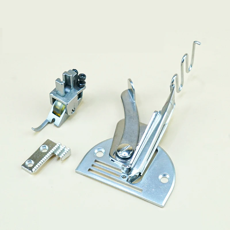 Folder A10 Roller Presser Foot Right Angle Bias Binder for Lockstitch Sewing Machine Parts Accessories Tools