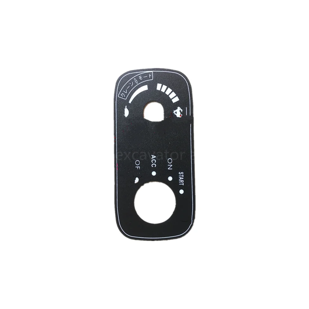 For Case Sumitomo SH CX 120 210 240 350-5 A5 Throttle Knob Sticker Armrest Box Sticker Excavator Parts