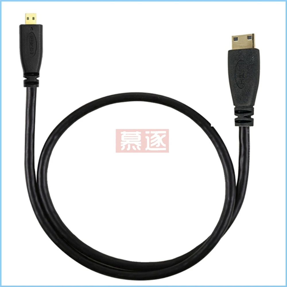 1 قطعة HD-متوافق 1.4 ذكر صغير إلى مايكرو HDTV نوع D ذكر كابل محول بيانات الفيديو 1080P 1FT