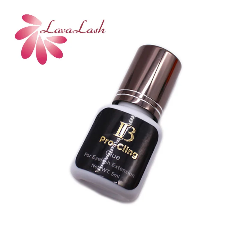 

1 Bottle IB Pro-Cling Glue For Eyelash Extension 3s Dry Lash Eyelash Glue Korea Original Dark Gray Cap False 5ml Makeup Shop