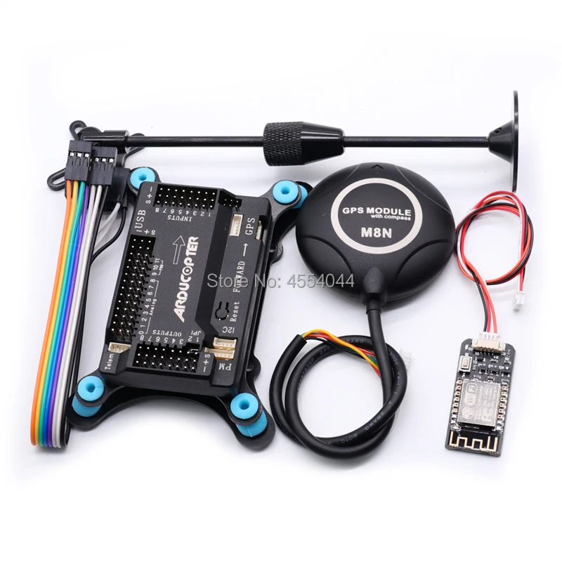 APM 2.8 flight controller arducopter plane Ardupilot Wifi  Module M8N GPS gps stand shock absorber