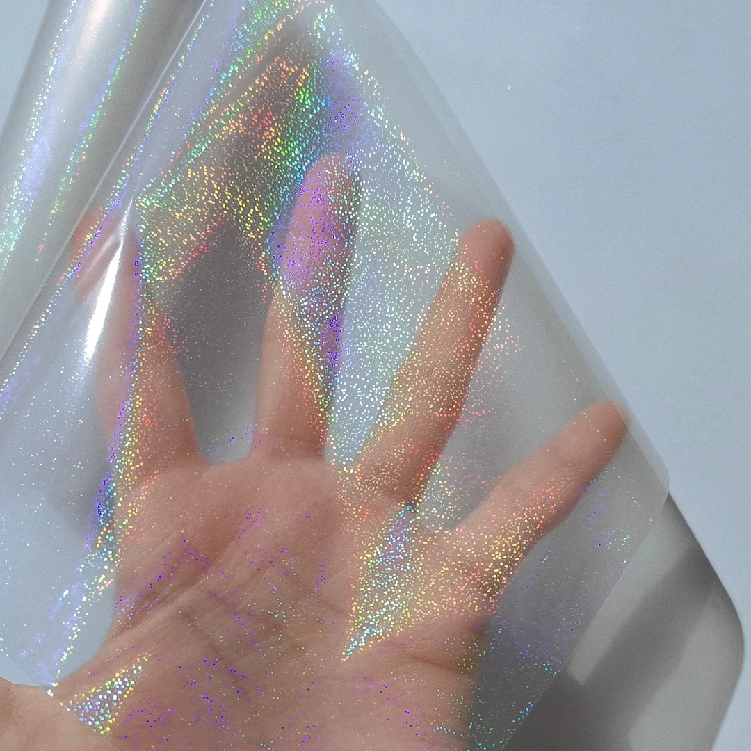 Holographic Sand Transparent Hot Stamping Foil Film On Paper or Plastic (21cm)8.4\