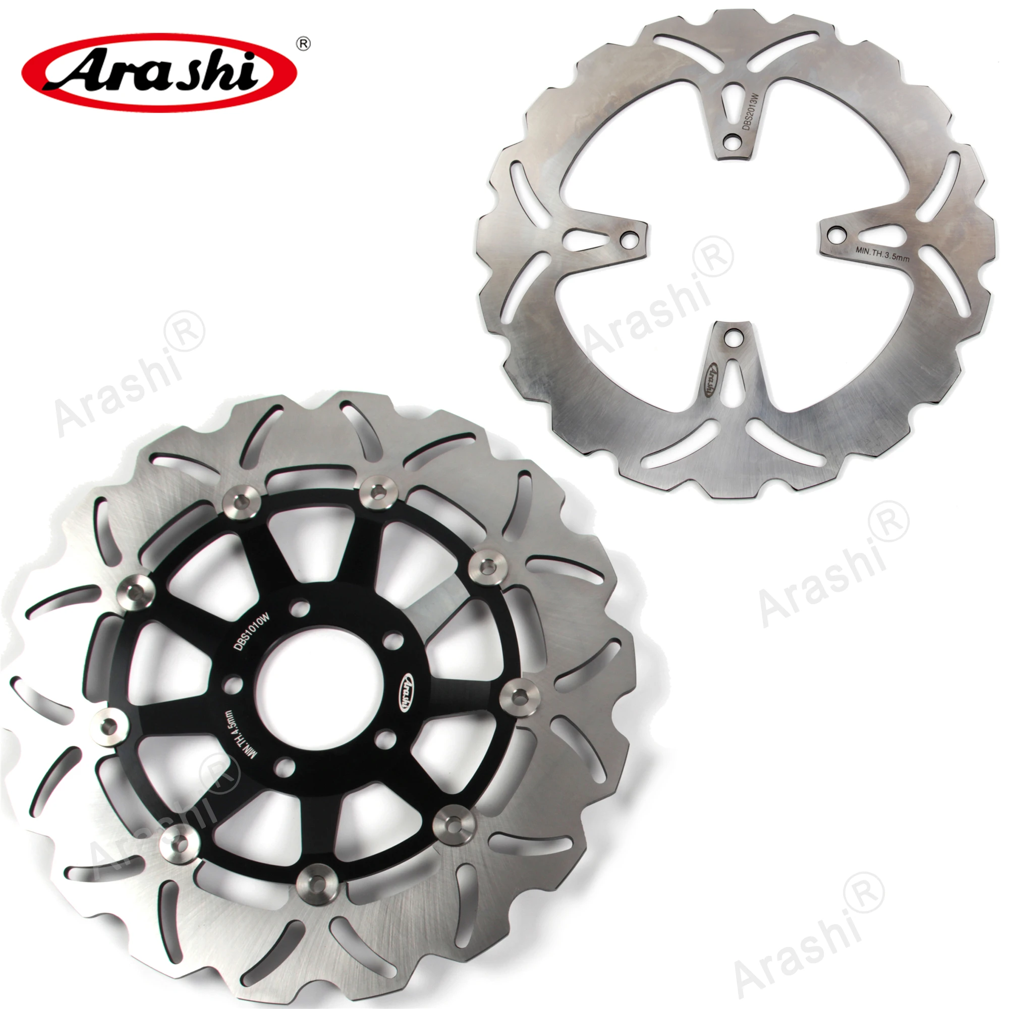 ARASHI For SUZUKI GS 400 1989 / GSF BANDIT 400 1989 - 1996 CNC Front Brake Rotors Disc GSF400 1990 1991 1992 1993 1994 1995