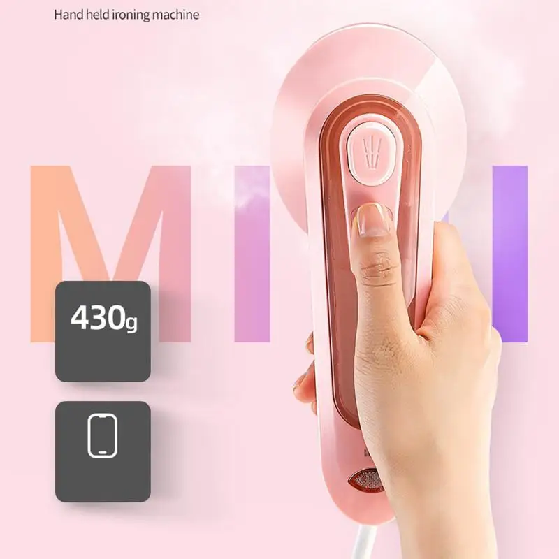 220V Electric Iron Steamer Handheld Mini Garment Steamer Machine Portable Wet Dry Steam Iron Clothes Ironing Machine for Home