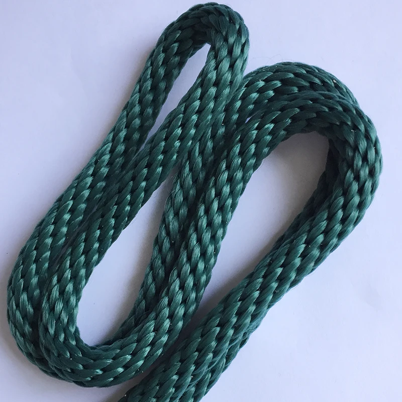 Diameter 9mm  Tracking Round Rope Outdoor Walking Training braided Nylon rope blue coffee red green collor nylon rope