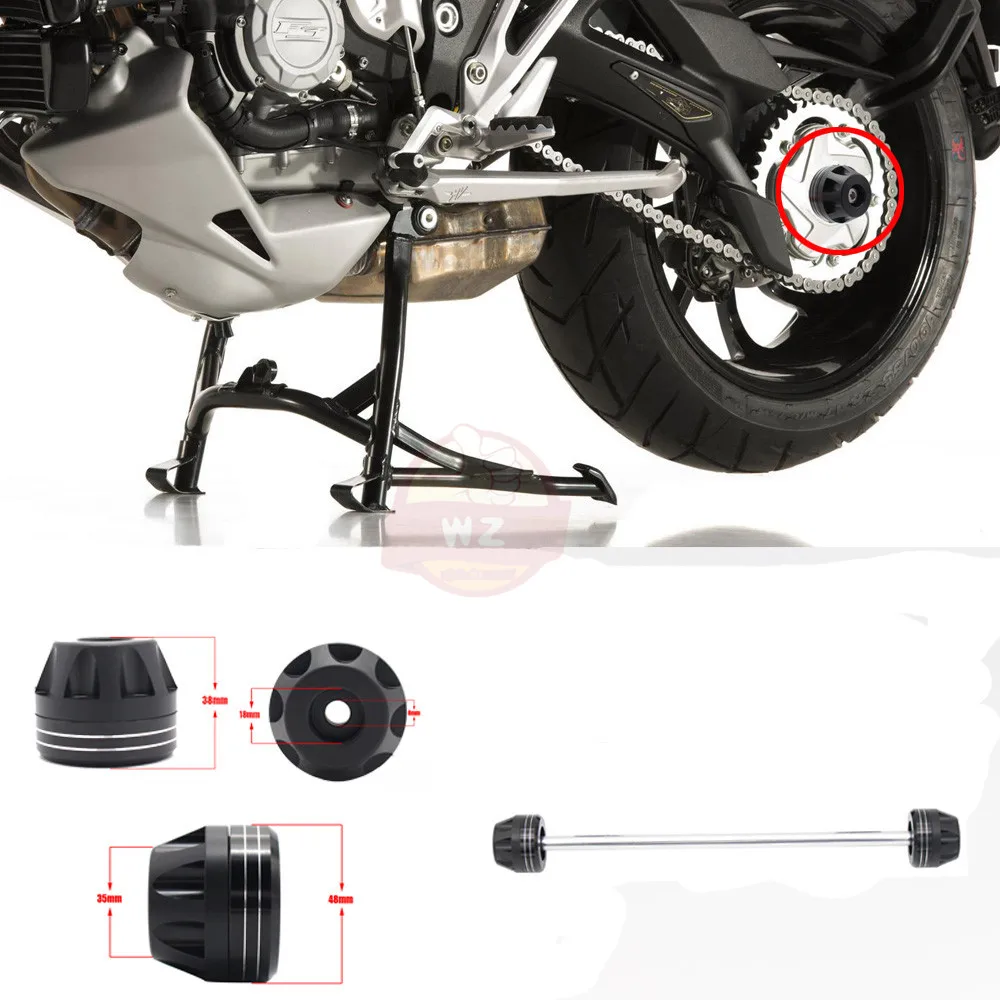 

Для HONDA VTR1000 RC51 2000-2006 01 02 03 04 05 мотоциклетная передняя ось вилка защита колес ползунки защита от падения