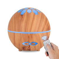 400ml Remote Control Aromatherapy Essential Oil Diffuser Electric Ultrasonic Cool Mist Aroma Air Humidifier Diffuser for Home