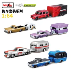 Maiisto Flat Transport Vehicle Set, Estática Die Cast Veículos, Hobbies Collectible, Model Car Toys, 1:64 Set