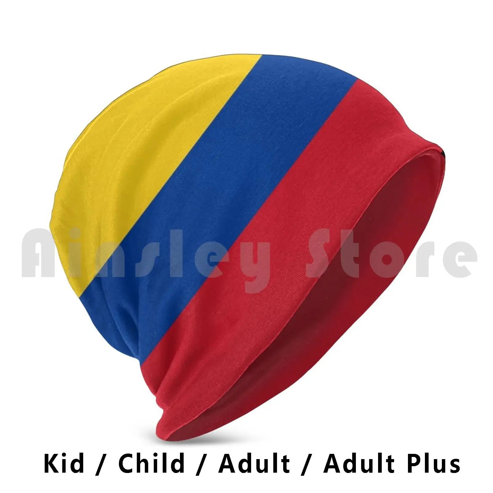 Colombian Flag Of Colombia Beanies Knit Hat Hip Hop Colombian Flag Colombia Colombian City Girls Colombian