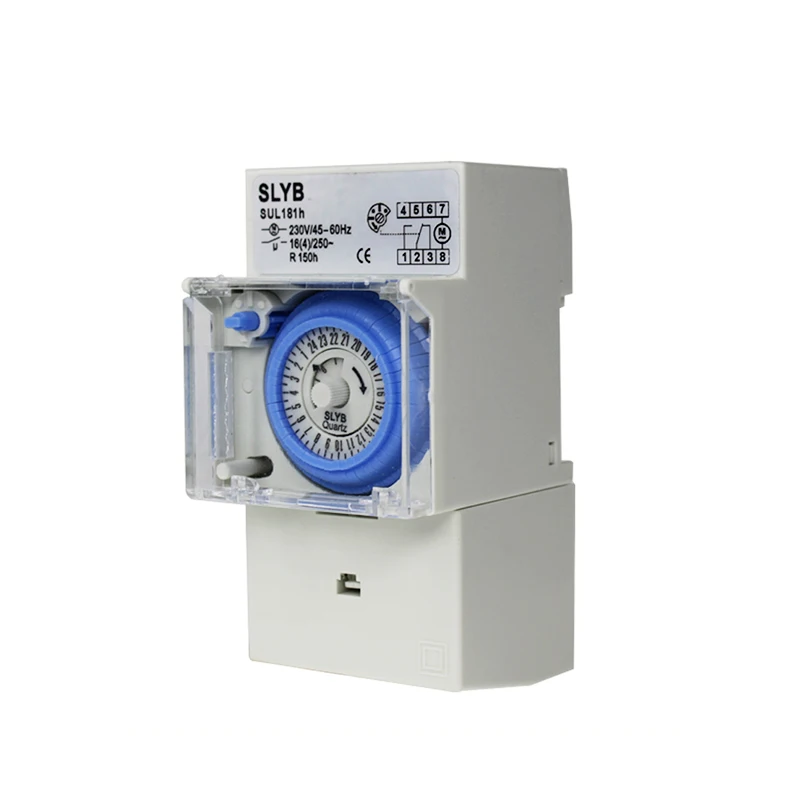 SUL181H Timer Switch 220V Analog Mechanical Weekly Time Control 24 Hour Auto off with Battery Types