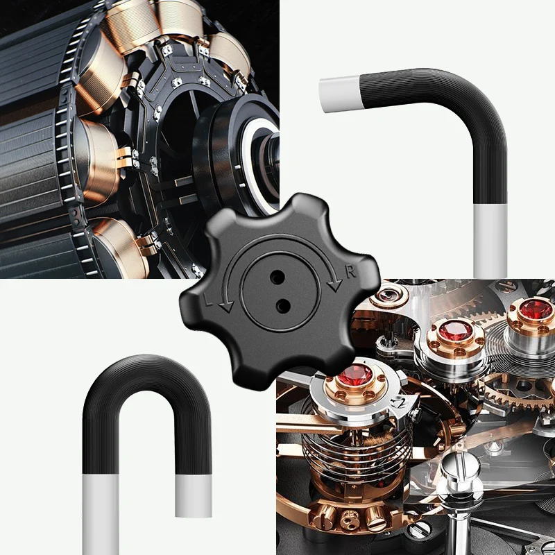 Multifunctional Steering Endoscope USB Articulating Borescope Photo Taking & Video Recording Pipe Camera With 1m Snakelike Tube