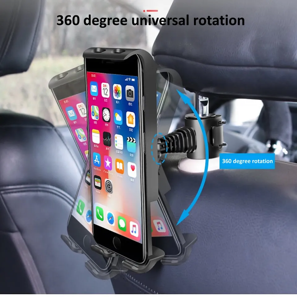 Adjustable Car Tablet Stand Holder for IPAD Tablet Accessories Universal Tablet Stand Car Seat Back Bracket for 4-11 Inch Tablet