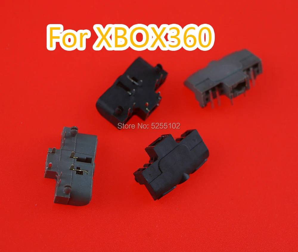 2pcs For Microsoft Xbox 360 Headphone Interface Slots For Xbox360 Wireless Wired Controller Earphone Socket Slots