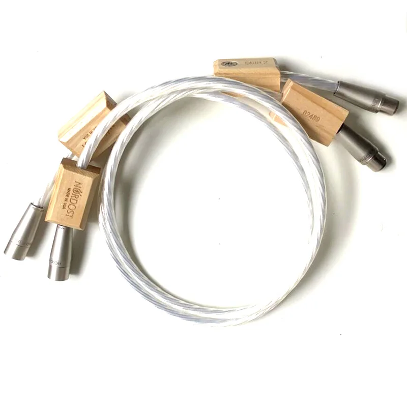 HI Cấp Không Bạc Mạ Dây Tối Cao Tham Khảo Interconnects XLR Cân Bằng Cáp Audiophile Cho Khuếch Đại Đầu CD Không Hộp