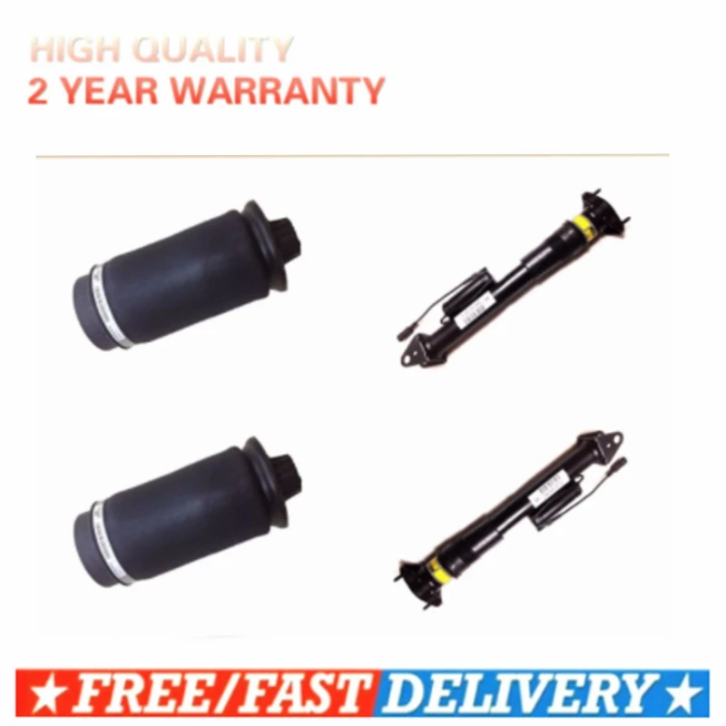 

Rear Air Suspension 2pcs Shock Absorber With ADS And 2pcs Air Spring Bags For Mercedes Benz GL Class X164 / Ml Class W164