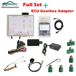 OBD2 Flash V1.95 ECU Programmer Read/Write Plus ECU Adapters 22pcs BDM Probes Flash 1.95 Power Box and VAG Gearbox Adapter Cable