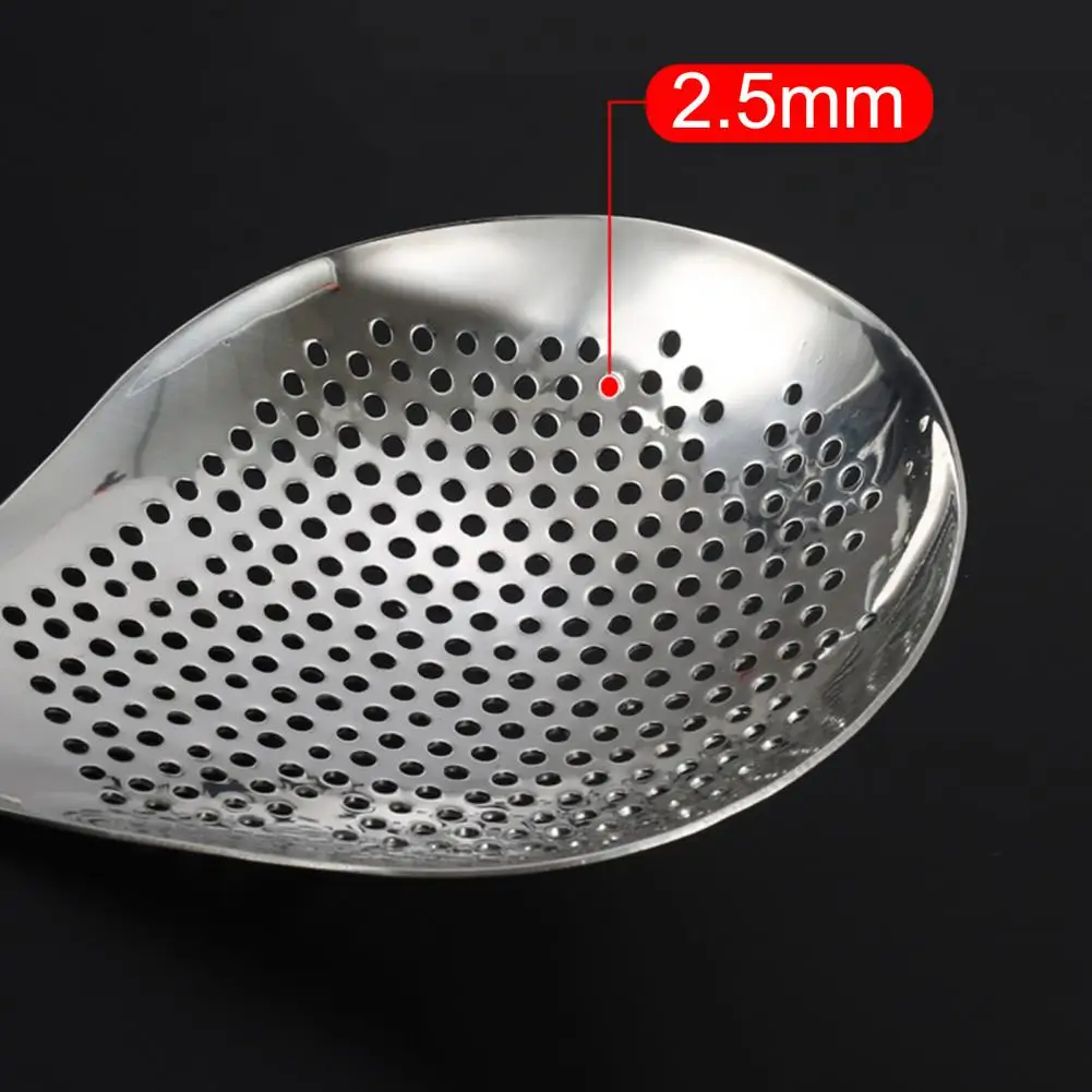 Skimmer Sturdy Heat Insulation Fast Drain Stainless Steel Fine Food Strainer for Home