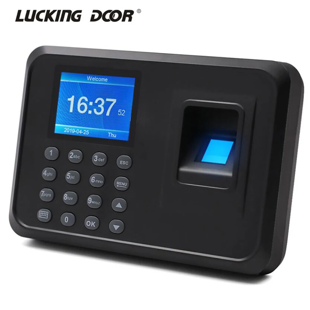 

Biometric Attendance System USB Flash Fingerprint Reader Time Clock Employee Control Machine Electronic no need software