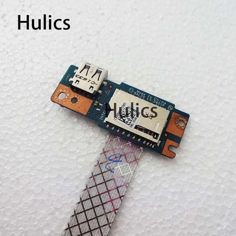 Hulics Used For Dell 17 5768 5567 5767 5565 USB Card Reader Board LS-D801P