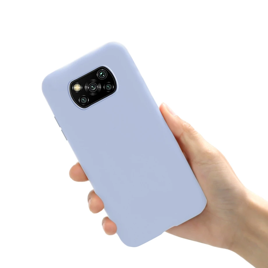 For Xiaomi Poco X3 NFC Case Shockproof  Solid Soft TPU Bumper Coque For Xiaomi Poco x3 Pro x 3 NFC Cover Shell POCOX3 Funda Capa