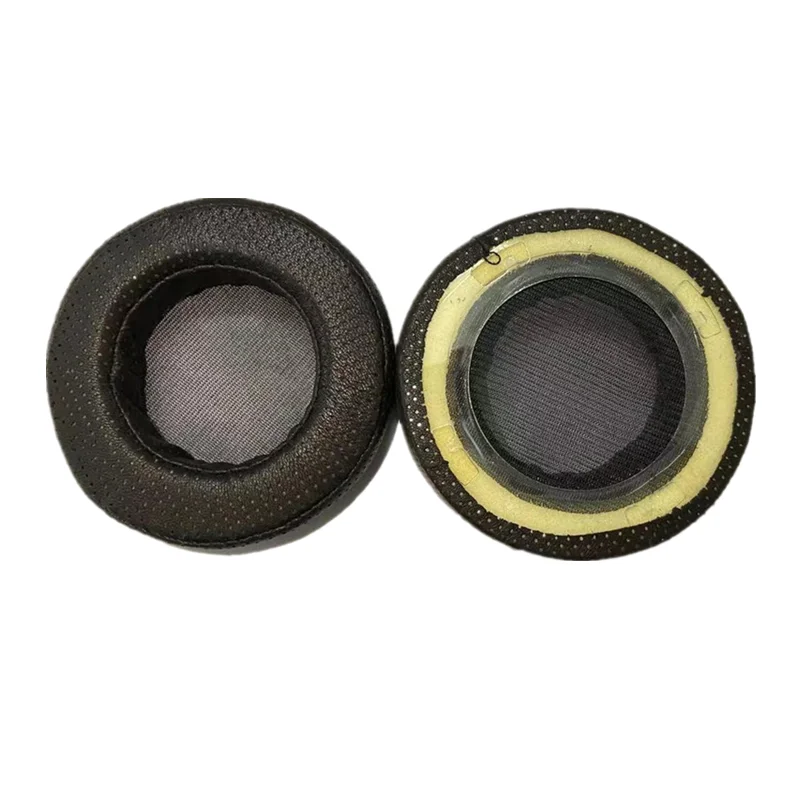 Akg k701 k702 q701 q702 k601 k612 k712ヘッドフォン交換用イヤパッド用穴あきシープスキンメモリーフォームイヤーパッド (ブラック)