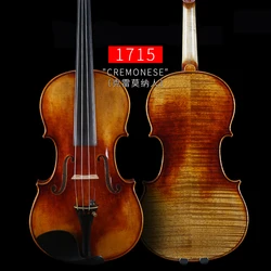 Copy Stradivarius 1715 100% Italian retro Oil Varnish Handmade Violin 4/4 3/4 Professional violin with case bow strings free