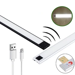 Toquili-lâmpada noturna led, sem fio, recarregável, usb, com sensor de movimento, para armário, guarda-roupa, cozinha, corredor, escadas