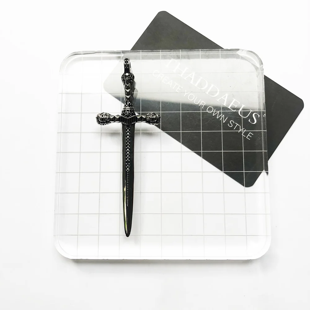 Pendant Skull Sword,Brand New Jewelry Europe Style 925 Sterling Silver Accessories Vintage Gift For Woman Men